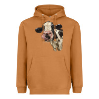 Meerkat Cute Holstein Heifer Heavyweight Hoodie - LillyAllenDesigns