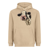 Mushroom Cute Holstein Heifer Heavyweight Hoodie - LillyAllenDesigns