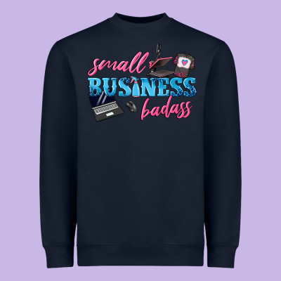 Small Business Badass Heavyweight Sweatshirt Designed By Texasbilliewilder