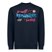 Navy small business badass Heavyweight Sweatshirt - texasbilliewilder