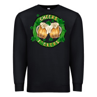 Black cheers fckers Premium Sweatshirt - MaliasSmallBusiness