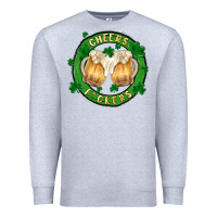 Heather Grey cheers fckers Premium Sweatshirt - MaliasSmallBusiness