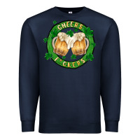 Navy cheers fckers Premium Sweatshirt - MaliasSmallBusiness
