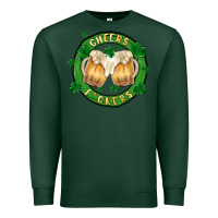 Sports Green cheers fckers Premium Sweatshirt - MaliasSmallBusiness