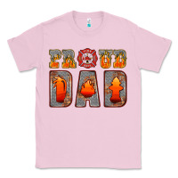 Bubblegum Pink proud dad Classic Tee - HRA Design Shop