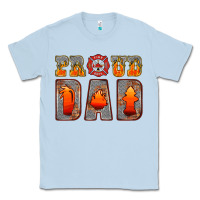 Dusty Blue proud dad Classic Tee - HRA Design Shop