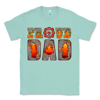 Seafoam proud dad Classic Tee - HRA Design Shop