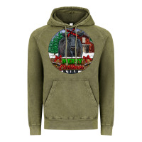 Vintage Olive Black Angus Cattle Merry Christmas Vintage Hoodie - RanaPortraitStore