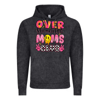 Vintage Black over stimulated moms club Vintage Hoodie - JahusDesignShop