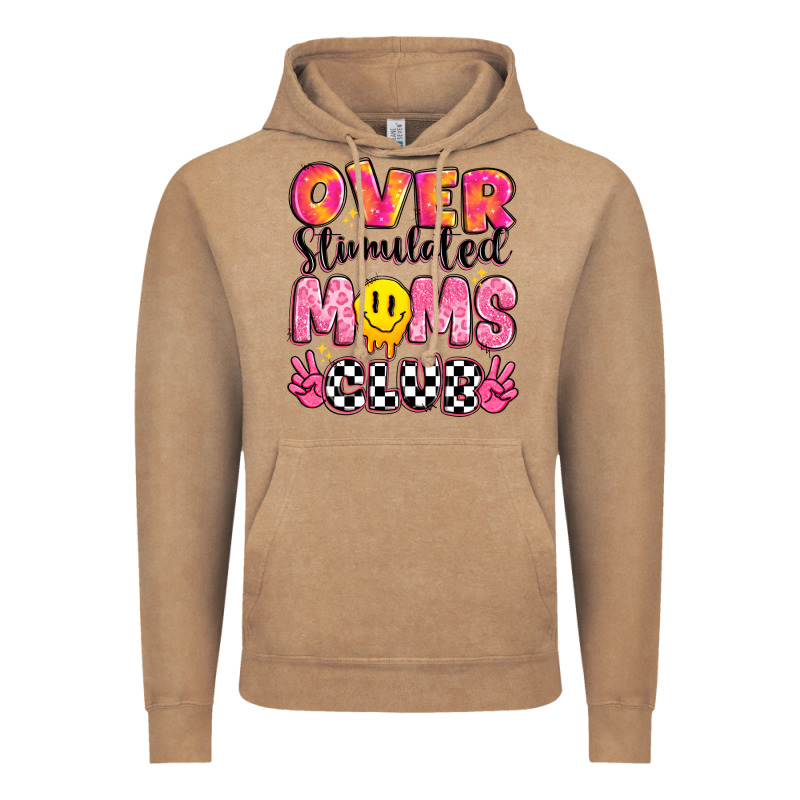 Over Stimulated Moms Club Vintage Hoodie by JahusDesignShop | Teevron