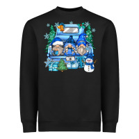 Black snowman gnome truck Heavyweight Sweatshirt - Zillion Design Studio