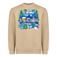 Mushroom snowman gnome truck Heavyweight Sweatshirt - Zillion Design Studio