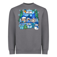 Snowman Gnome Truck Heavyweight Sweatshirt | Teevron