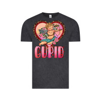 Vintage Black cupid heart Vintage Tee - RanaPortraitStore