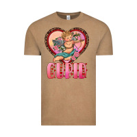 Vintage Coffee cupid heart Vintage Tee - RanaPortraitStore