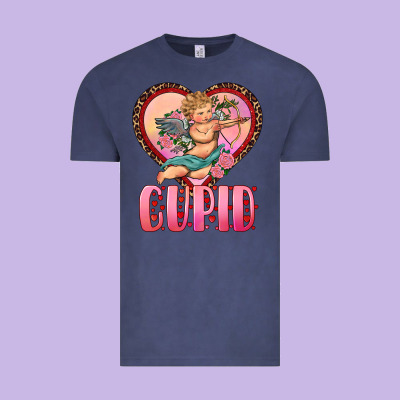Cupid Heart Vintage Tee Designed By Ranaportraitstore