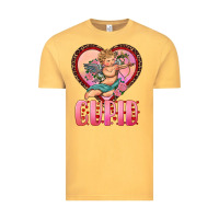 Vintage Mustard cupid heart Vintage Tee - RanaPortraitStore