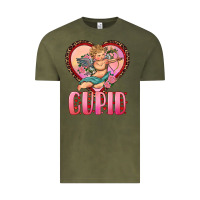 Vintage Olive cupid heart Vintage Tee - RanaPortraitStore