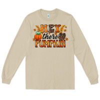 Mushroom hey there pumpkin Long Sleeve Tee - RacoonDesign