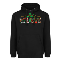 Black believe santa claus christmas Heavyweight Hoodie - Jasminsmagicworld