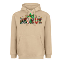 Mushroom believe santa claus christmas Heavyweight Hoodie - Jasminsmagicworld
