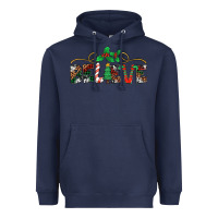 Navy believe santa claus christmas Heavyweight Hoodie - Jasminsmagicworld