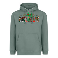 Sage believe santa claus christmas Heavyweight Hoodie - Jasminsmagicworld