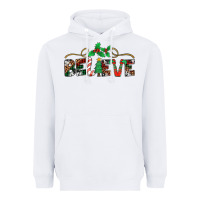 White believe santa claus christmas Heavyweight Hoodie - Jasminsmagicworld