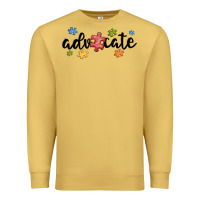 Antique Gold advocate autism Premium Sweatshirt - MaliasSmallBusiness