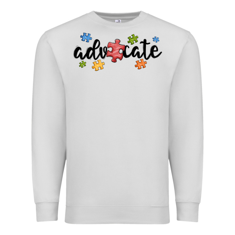 Advocate Autism Premium Sweatshirt by MaliasSmallBusiness | Teevron