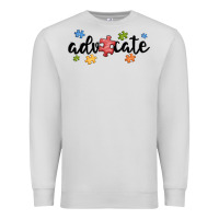 Dove Grey advocate autism Premium Sweatshirt - MaliasSmallBusiness