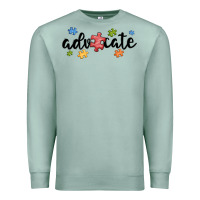 Seafoam advocate autism Premium Sweatshirt - MaliasSmallBusiness