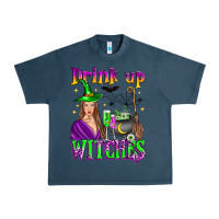 Midnight Navy drink up witches Urban Heavy Tee - Zillion Design Studio