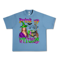 Pebble Blue drink up witches Urban Heavy Tee - Zillion Design Studio