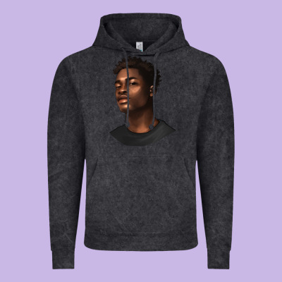 Afro Man Vintage Hoodie Designed By Texasbilliewilder