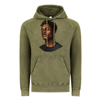 Vintage Olive afro man Vintage Hoodie - texasbilliewilder