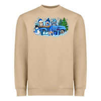 Mushroom snow gnome truck Heavyweight Sweatshirt - Zillion Design Studio
