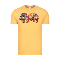 Vintage Mustard 4th of july zillion Vintage Tee - Zillion Design Studio