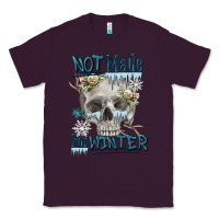 Plum not made for winter skull Classic Tee - FaDigitalArtStudio