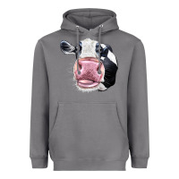 Storm Cute Holstein Face Heavyweight Hoodie - LillyAllenDesigns