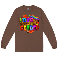 Chestnut love has no gender Long Sleeve Tee - HRA Design Shop
