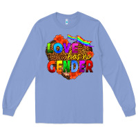 Colony Blue love has no gender Long Sleeve Tee - HRA Design Shop