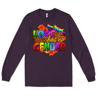 Plum love has no gender Long Sleeve Tee - HRA Design Shop