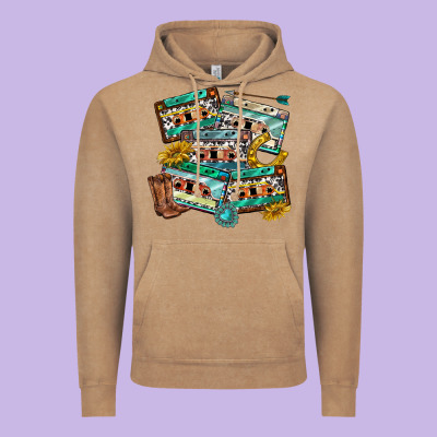 90s Country Casette Tapes Vintage Hoodie Designed By Texasbilliewilder