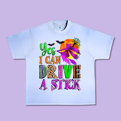 Yes I Can Drive A Stick Urban Heavy Tee Designed By Zillion Design Studio