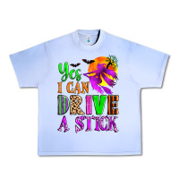 Grape Ice yes i can drive a stick Urban Heavy Tee - Zillion Design Studio