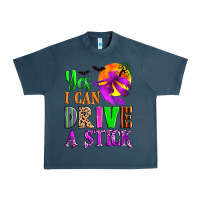 Midnight Navy yes i can drive a stick Urban Heavy Tee - Zillion Design Studio