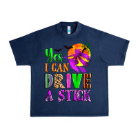 Navy yes i can drive a stick Urban Heavy Tee - Zillion Design Studio