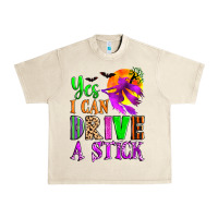 Sandshell yes i can drive a stick Urban Heavy Tee - Zillion Design Studio