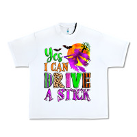 White yes i can drive a stick Urban Heavy Tee - Zillion Design Studio